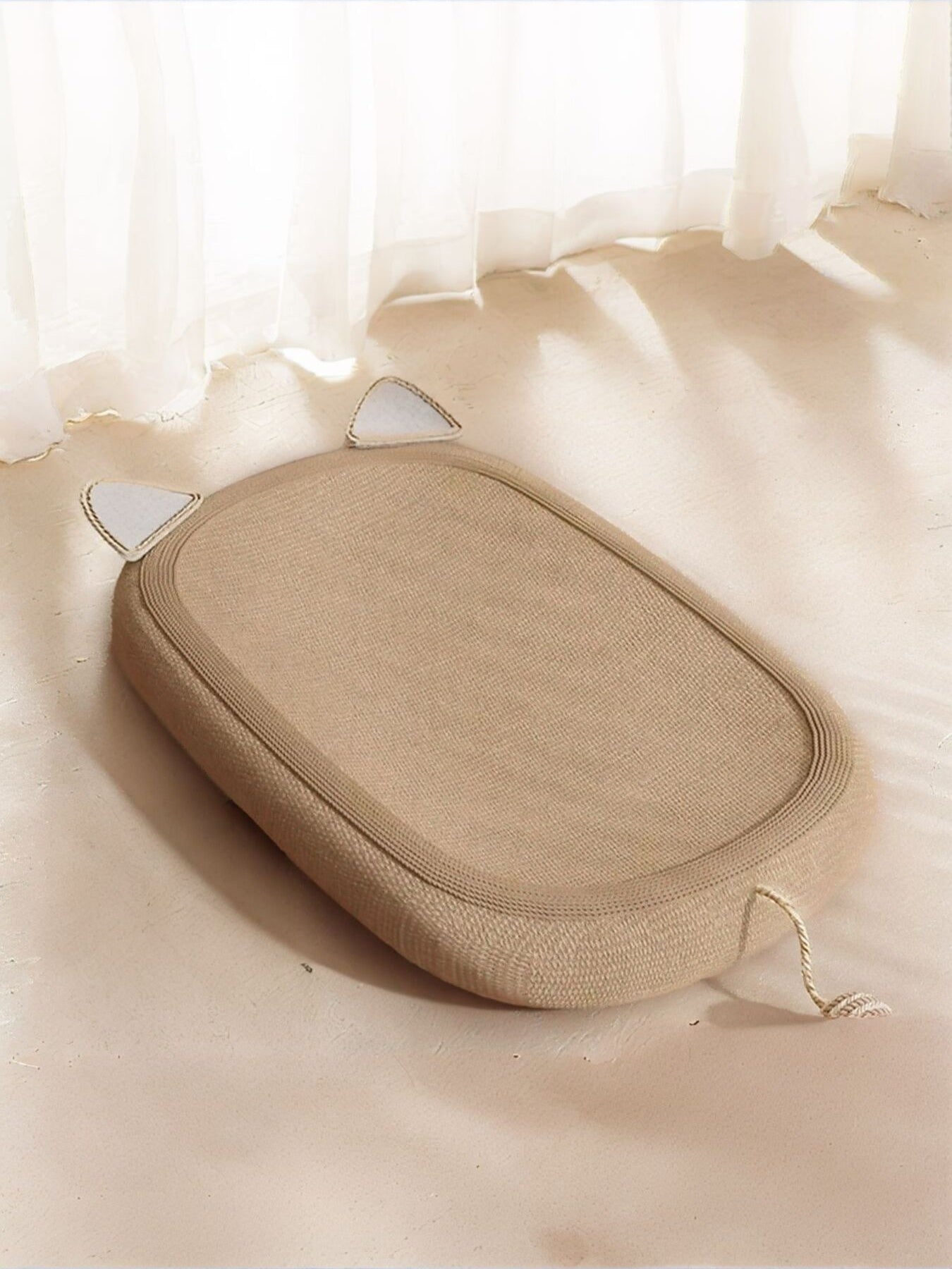 Oval Cat Scratching Bed by Trendsi