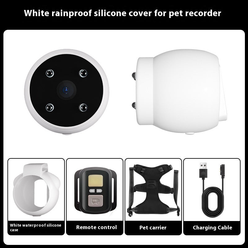 Pets Recorder Pet Tracker Collar Dogs And Cats Viewing Angle Motion Recording Camera Action Camera With Video Records Cat Collars Camera Sport Pet Products by DC-THE CEO