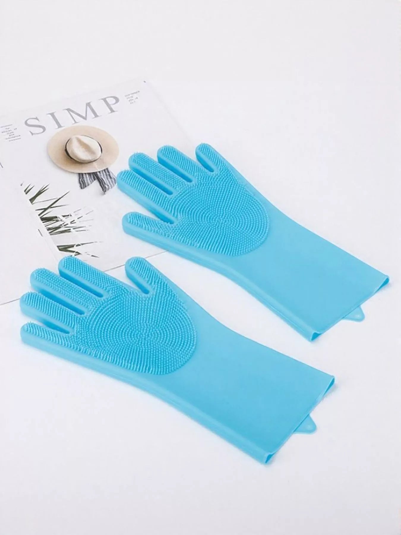 Touch Pet Shower & Grooming Gloves by Trendsi