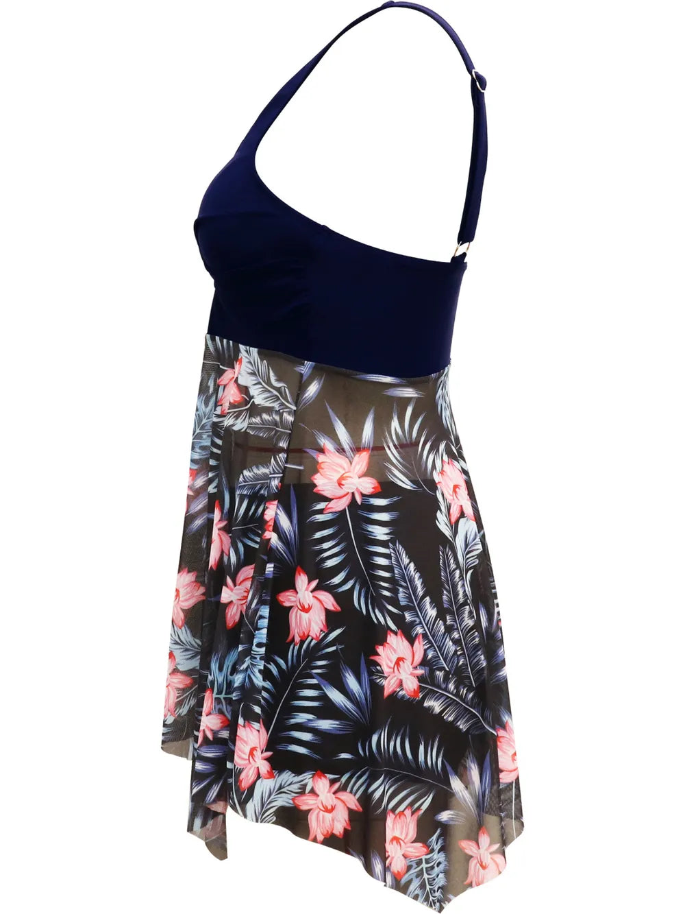 Printed Wide Strap Two-Piece Swim Set by Trendsi