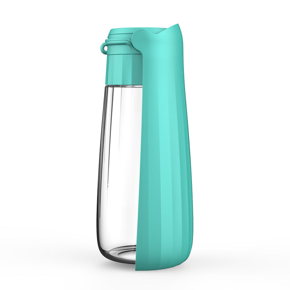 Pet Water Cup Outdoor Portable Folding Dog Water Bottle 550ml Large Capacity Medium To Large Dog Drinking Bottle by DC-THE CEO