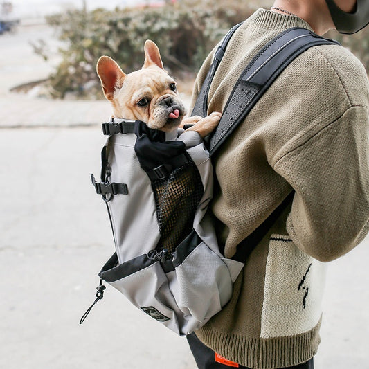 Pet Dog Carrier Bag Carrier For Dogs Backpack Out Double Shoulder Portable Travel Backpack Outdoor Dog Carrier Bag Travel by DC-THE CEO