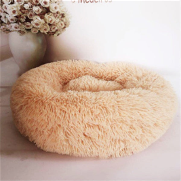 Round Long Hairy Autumn And Winter Nest Pad Cat Mattress by DC-THE CEO