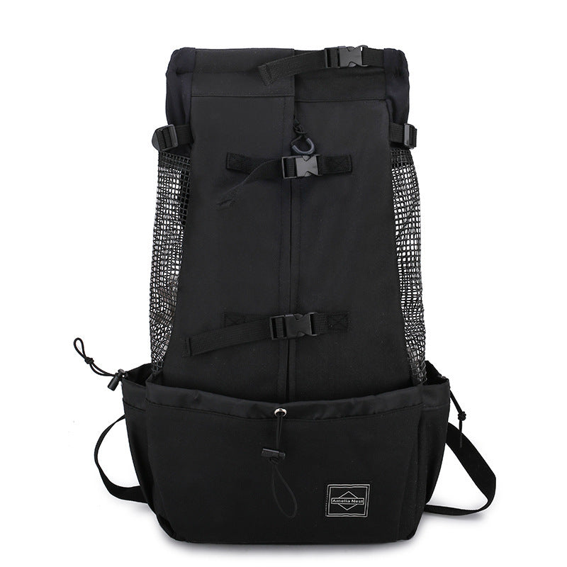 Pet Dog Carrier Bag Carrier For Dogs Backpack Out Double Shoulder Portable Travel Backpack Outdoor Dog Carrier Bag Travel by DC-THE CEO