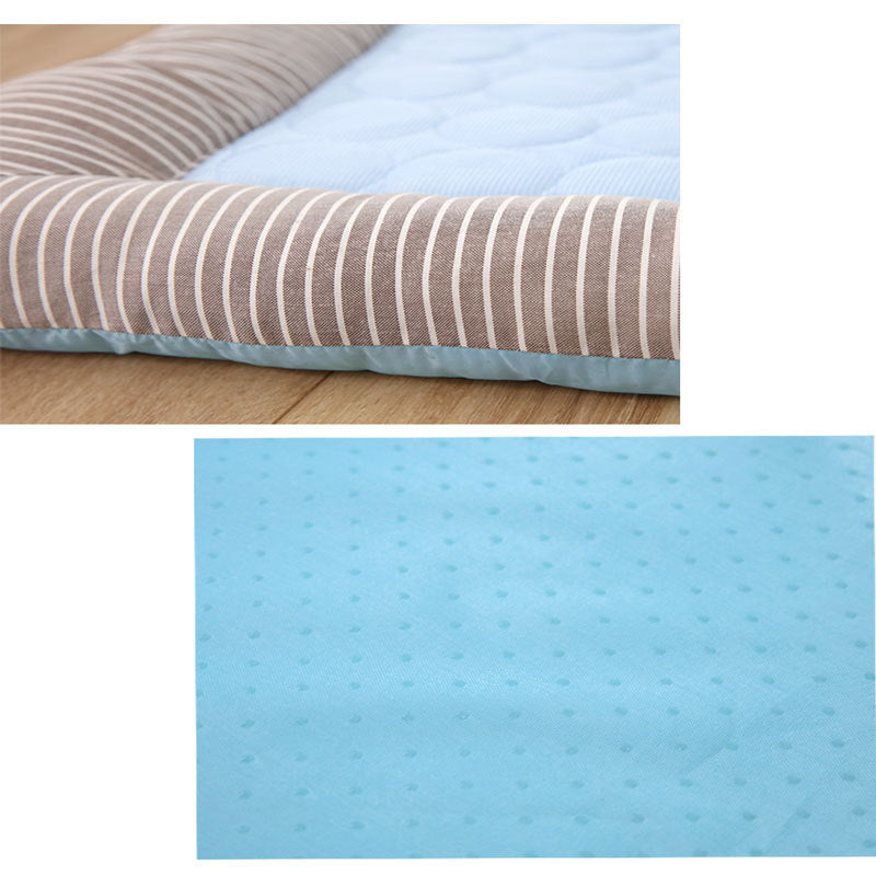 Pet Cooling Pad Bed For Dogs Cats Puppy Kitten Cool Mat Pet Blanket Ice Silk Material Soft For Summer Sleeping Blue Breathable by DC-THE CEO