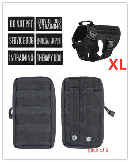 Military Tactical Dog Harness German Shepherd Adjustable Pet Dog Back by DC-THE CEO