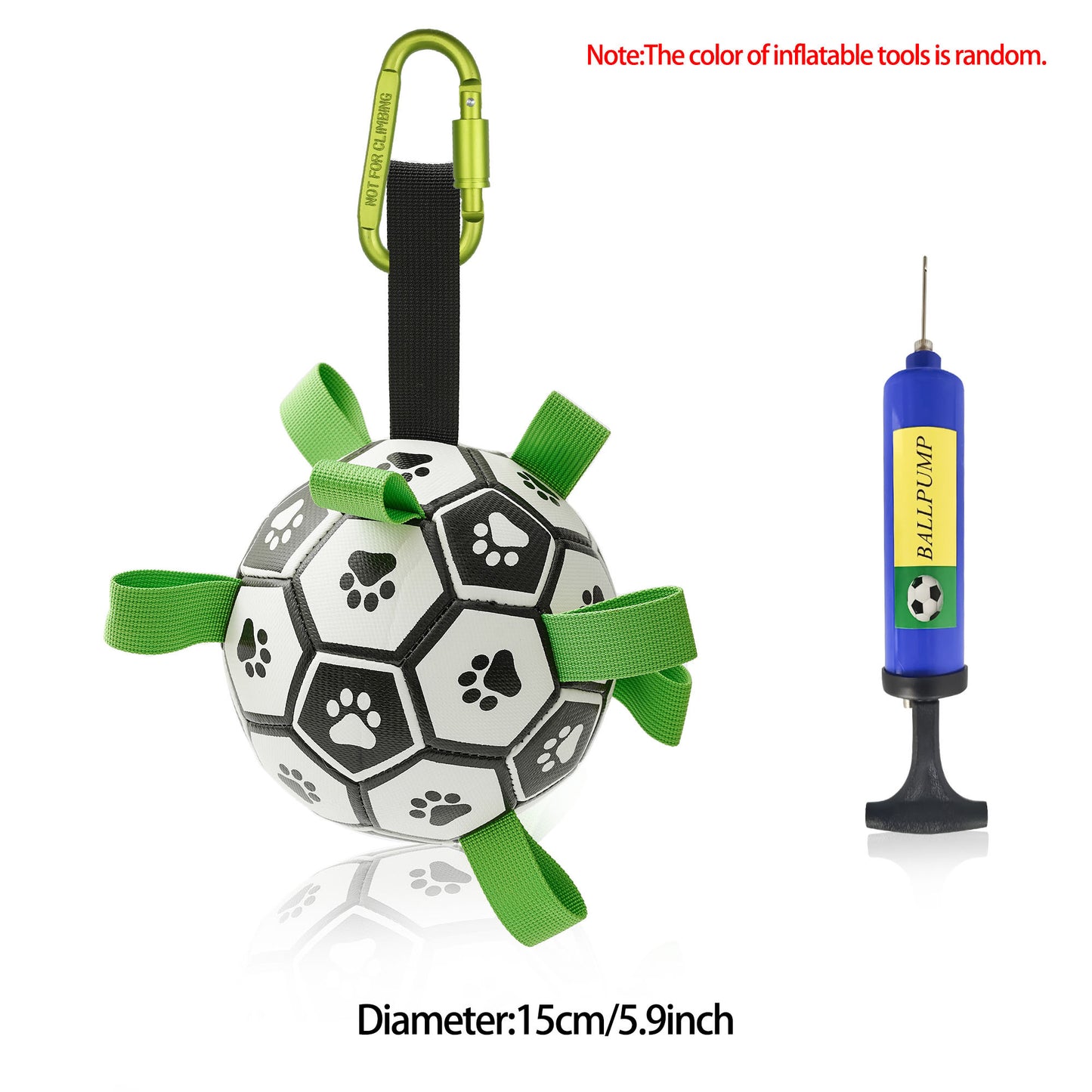 Interactive Dog Football Toy Soccer Ball Inflated Training Toy For Dogs Outdoor Border Collie Balls For Large Dogs Pet Supplies by DC-THE CEO