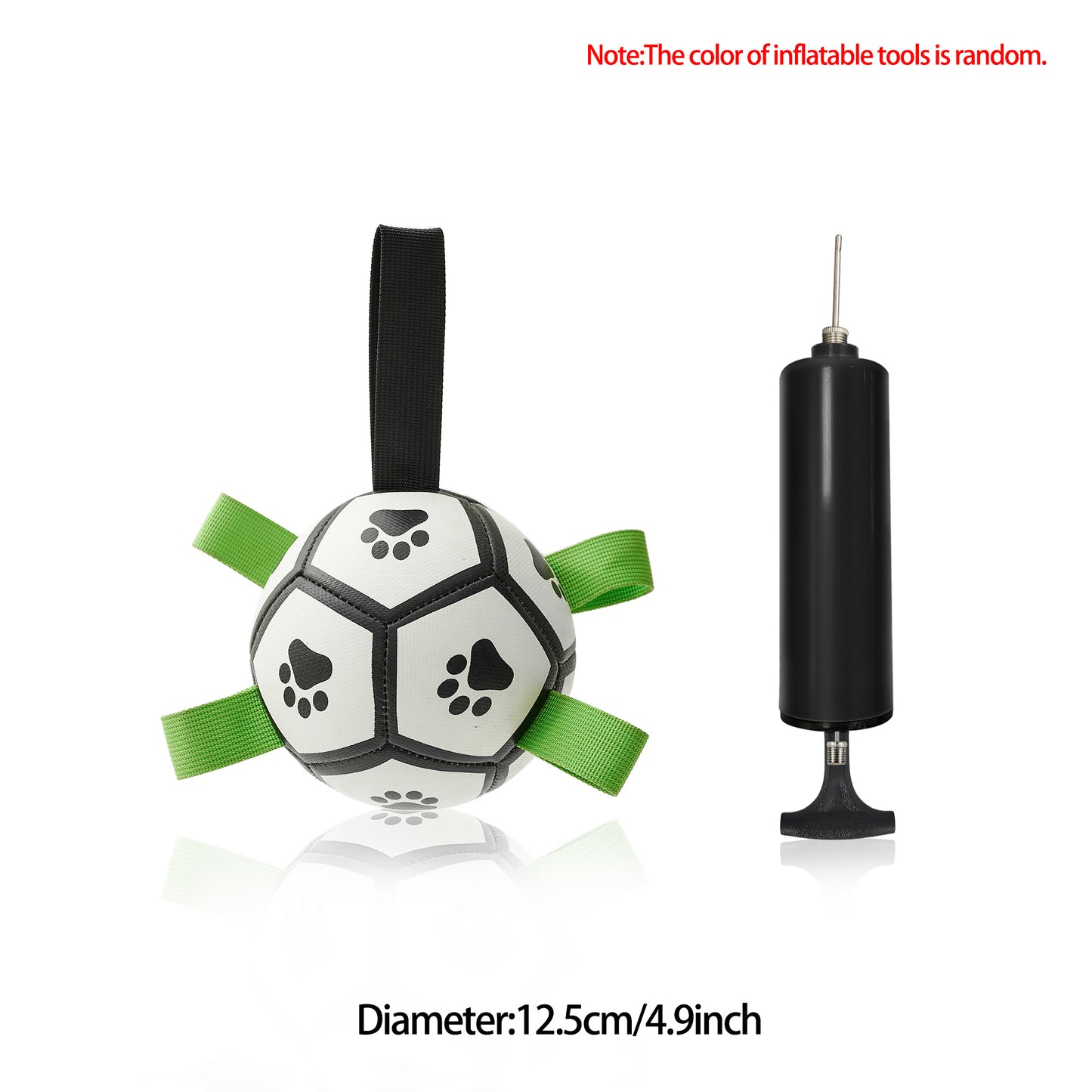 Interactive Dog Football Toy Soccer Ball Inflated Training Toy For Dogs Outdoor Border Collie Balls For Large Dogs Pet Supplies by DC-THE CEO