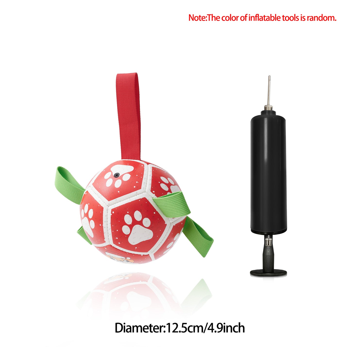 Interactive Dog Football Toy Soccer Ball Inflated Training Toy For Dogs Outdoor Border Collie Balls For Large Dogs Pet Supplies by DC-THE CEO