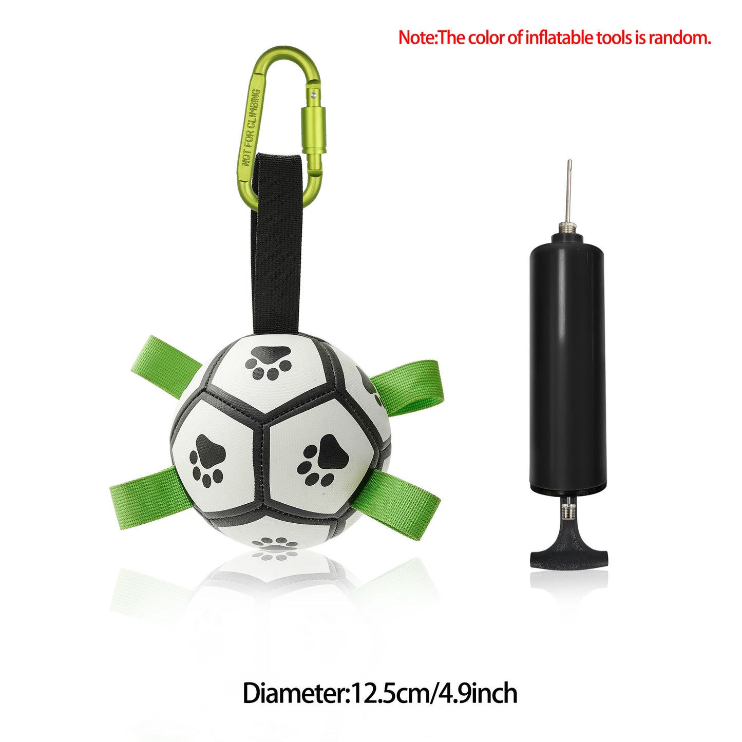 Interactive Dog Football Toy Soccer Ball Inflated Training Toy For Dogs Outdoor Border Collie Balls For Large Dogs Pet Supplies by DC-THE CEO