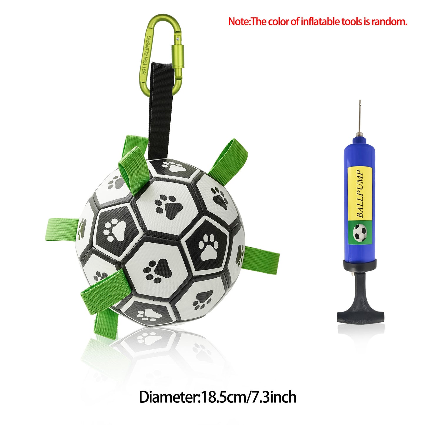 Interactive Dog Football Toy Soccer Ball Inflated Training Toy For Dogs Outdoor Border Collie Balls For Large Dogs Pet Supplies by DC-THE CEO