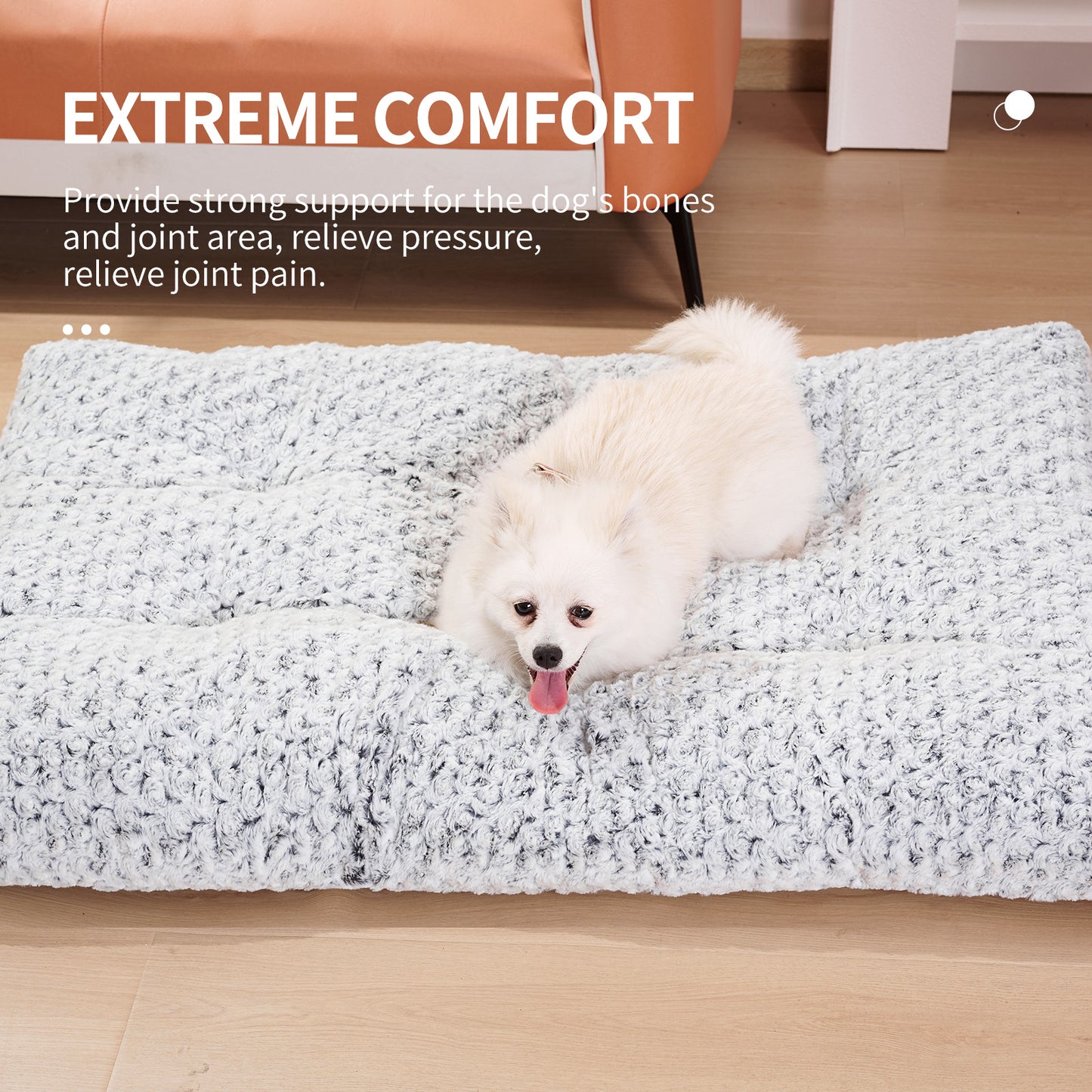 Dog Beds Thickened Rose Velvet Pet Kennel Bed Mat More Cotton Soft Fluffy Washable Dog Bed by DC-THE CEO