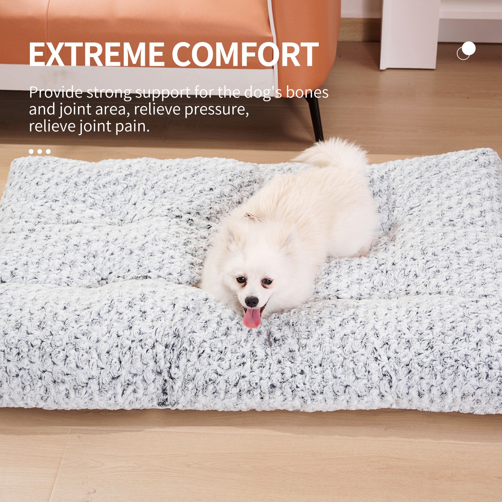 Dog Beds Thickened Rose Velvet Pet Kennel Bed Mat More Cotton Soft Fluffy Washable Dog Bed by DC-THE CEO