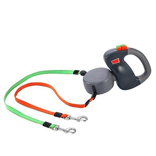 Retractable Dual Pet Dog Walking Leash by DC-THE CEO