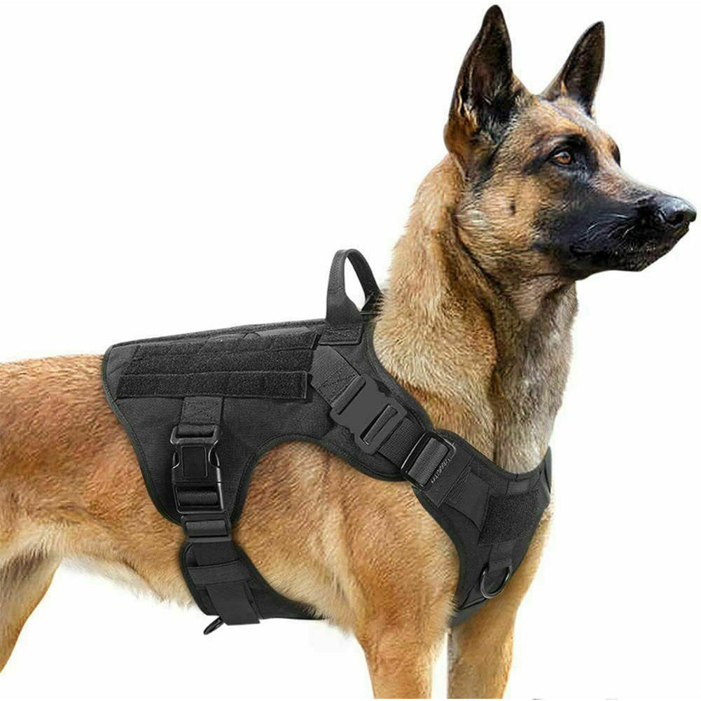 Military Tactical Dog Harness German Shepherd Adjustable Pet Dog Back by DC-THE CEO