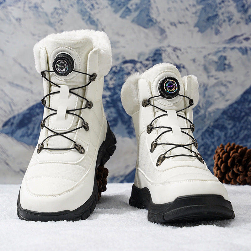 Warm Snow Boots Fleece-lined Thickened Men