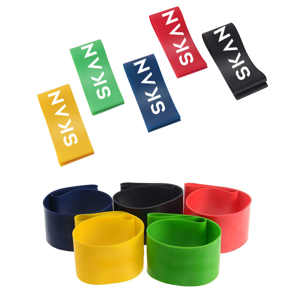 5 Level Resistance Rubber Bands Yoga Training Elastic Bands by DC-THE CEO