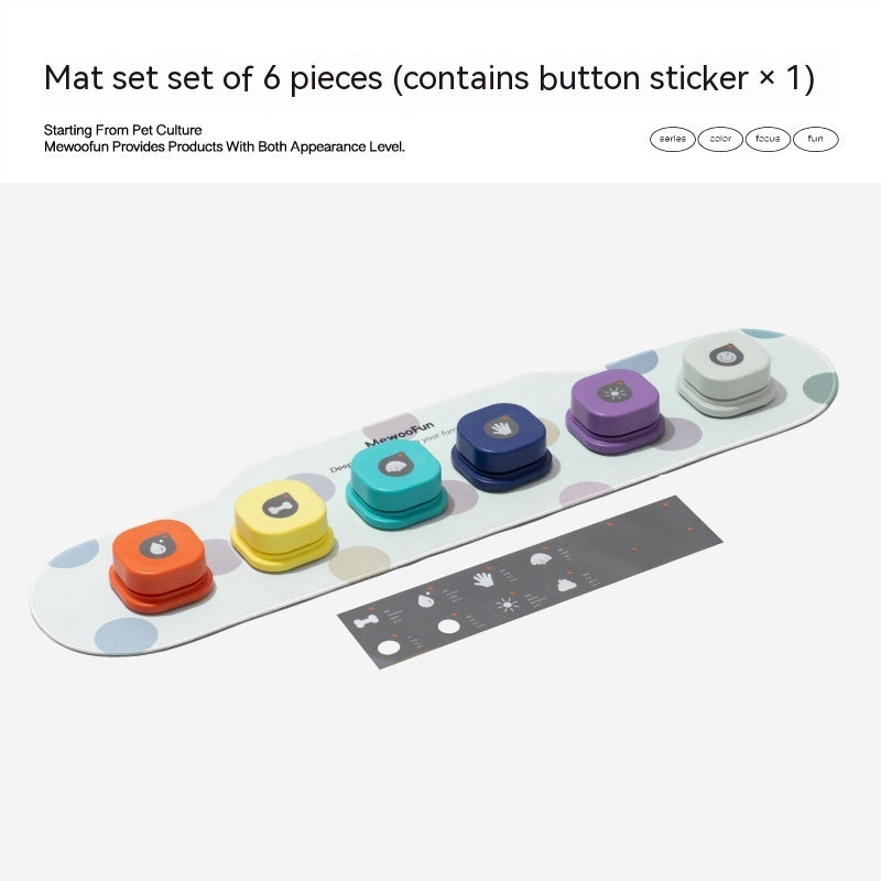 4 Colors Pet Communication Button One-click Prevent Physical Inactivity Recordable Dog Talking Button Toy Cat Toy Pet Products by DC-THE CEO
