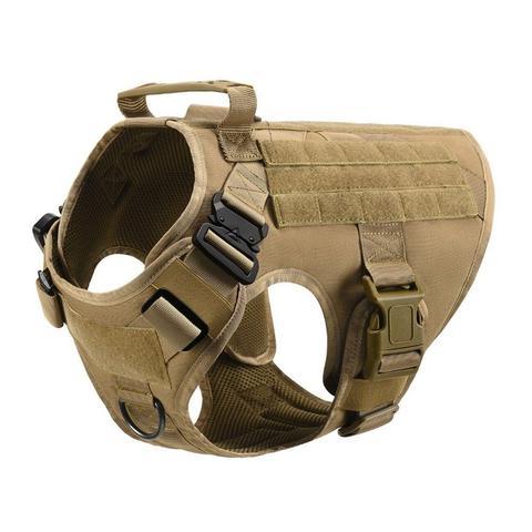 Military Tactical Dog Harness German Shepherd Adjustable Pet Dog Back by DC-THE CEO