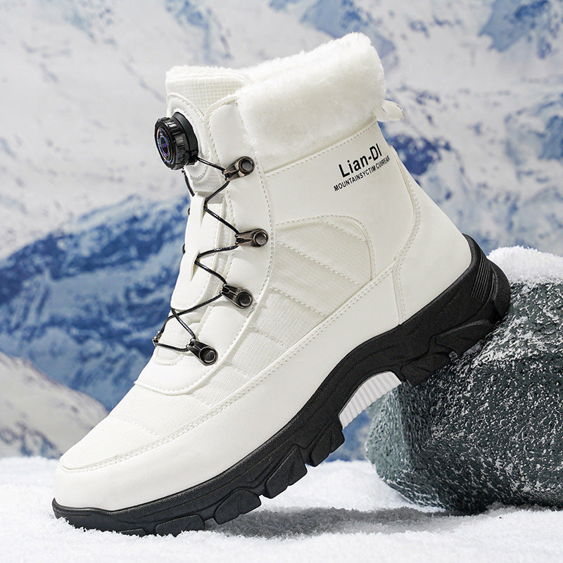 Warm Snow Boots Fleece-lined Thickened Men