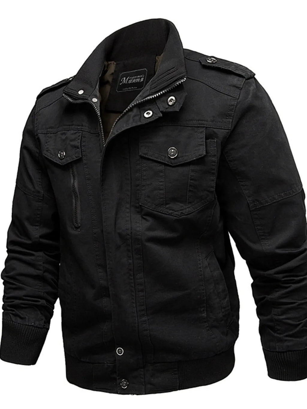 Men's Plus Size Casual Zip Up Lightweight Jacket by Trendsi
