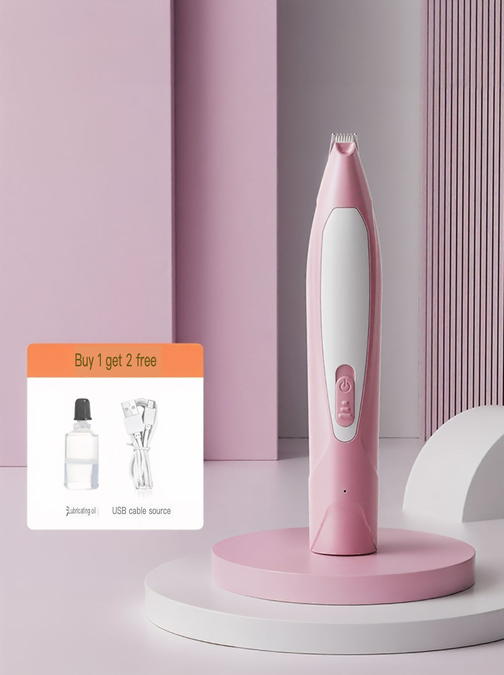 LED Pet Paw Trimmer Rechargeable Low Noise by Trendsi