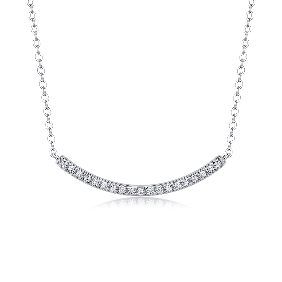 Joy - A Fashionable And Luxurious Diamond Jewelry Pendant Set With Moissanite S925 Sterling Silver And Platinum Plating