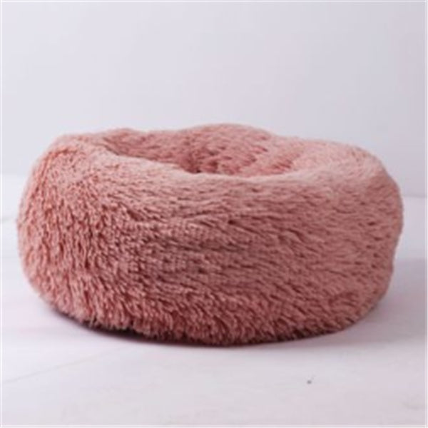 Round Long Hairy Autumn And Winter Nest Pad Cat Mattress by DC-THE CEO