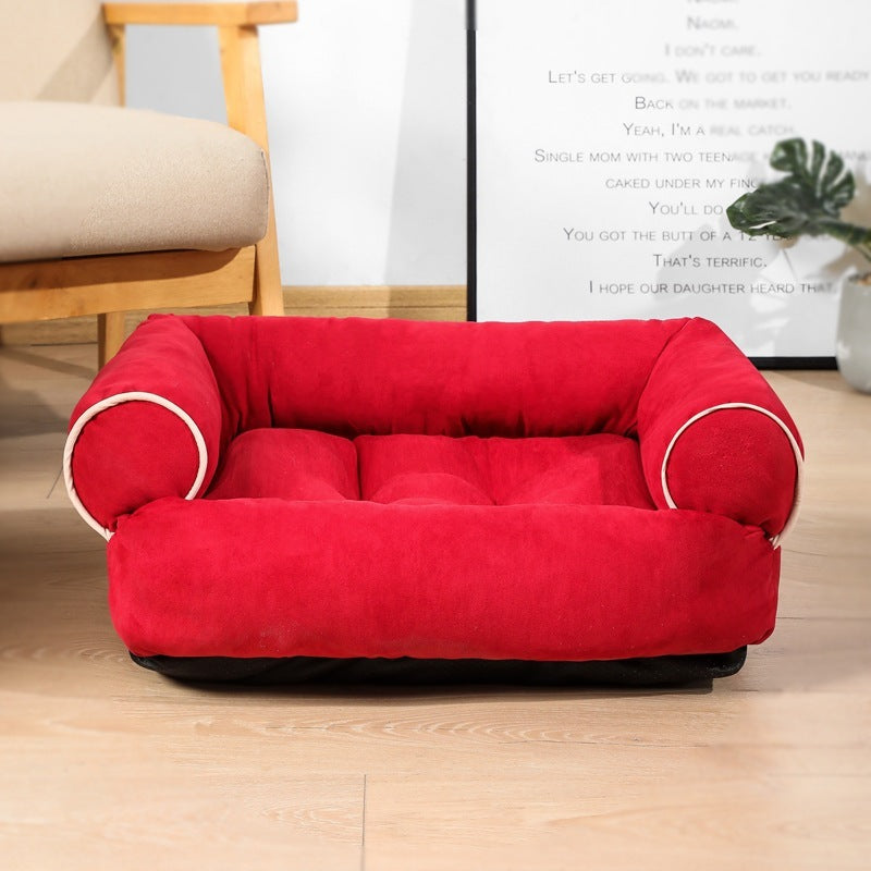 Dog Sofa Bed Sleeping Bag Kennel Cat Puppy Sofa Bed Pet House Winter Warm Beds Cushion by DC-THE CEO