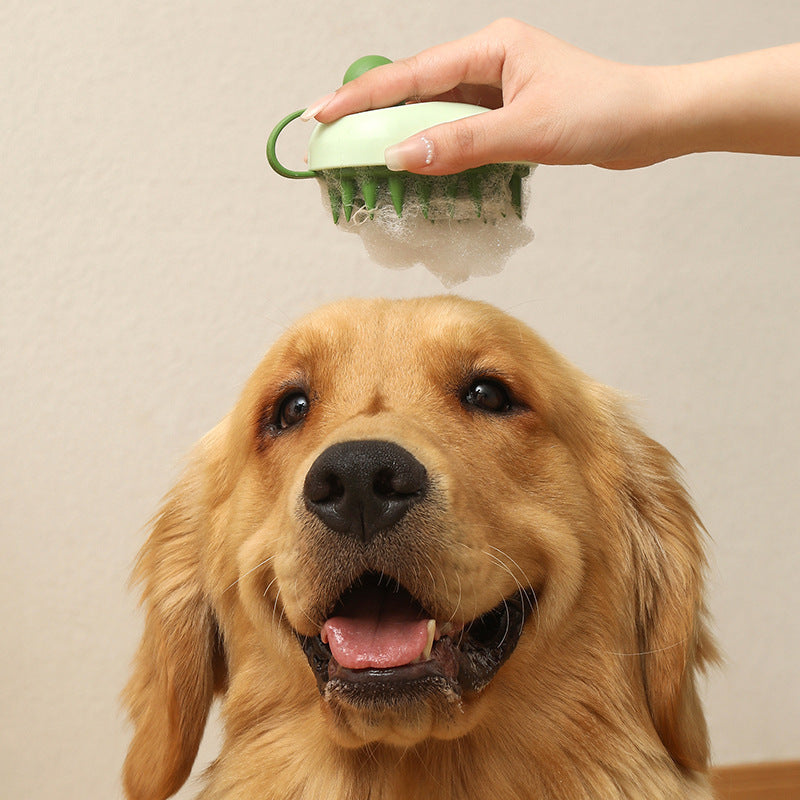 Soft Silicone Pets Hair Remover Comb Handheld Bath Shower Hair Shampoo Massage Brush For Dogs Cats Cleaning Tools Pet Products by DC-THE CEO