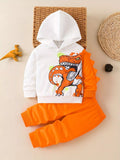 Children's Dinosaur Hoodie & Pants Set by Trendsi