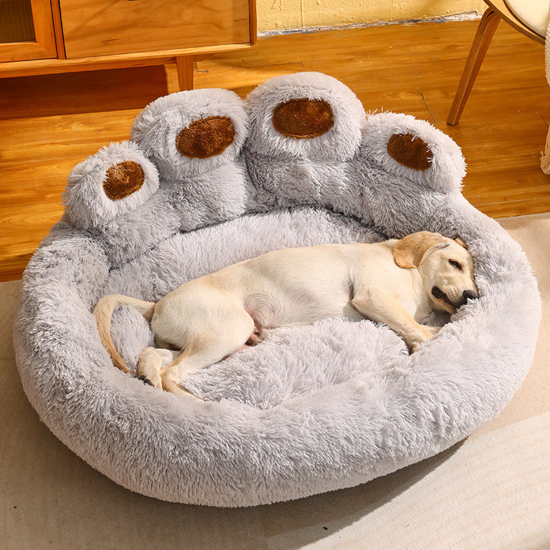 Kennel Warm Medium Large Dog Corgi Golden Retriever Bed Fleece-lined Sofa Mattress by ESTELY LLC