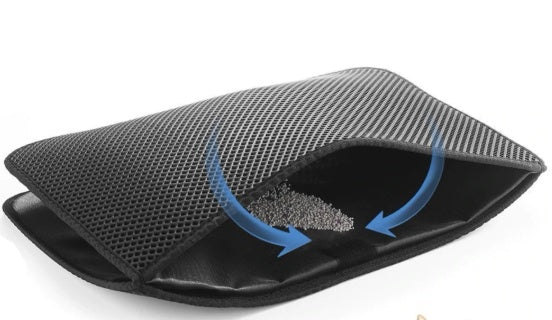 Waterproof Pet Cat Litter Mat EVA Double Layer Cat Litter Trapping Pet Litter Cat Mat Clean Pad Products For Cats Accessories by DC-THE CEO
