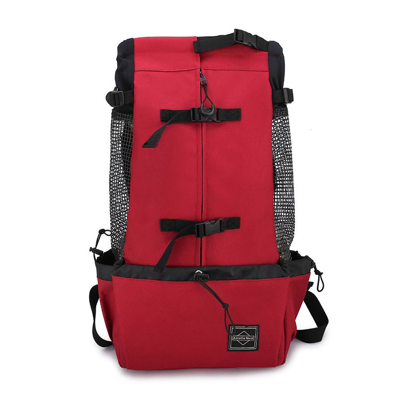 Pet Dog Carrier Bag Carrier For Dogs Backpack Out Double Shoulder Portable Travel Backpack Outdoor Dog Carrier Bag Travel by DC-THE CEO