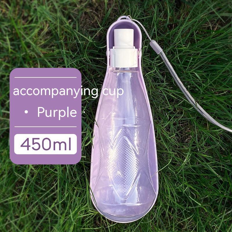 Pet Water Cup Outdoor Portable Folding Dog Water Bottle 550ml Large Capacity Medium To Large Dog Drinking Bottle by DC-THE CEO