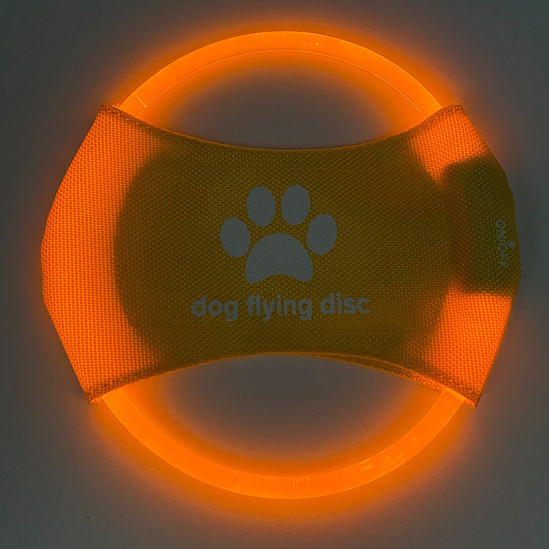 Dog Flying Discs Light Glowing LED LuminousTrainning Interactive Toys Game Flying Discs Dog Toy Pet Dog Accessories Pet Products by DC-THE CEO