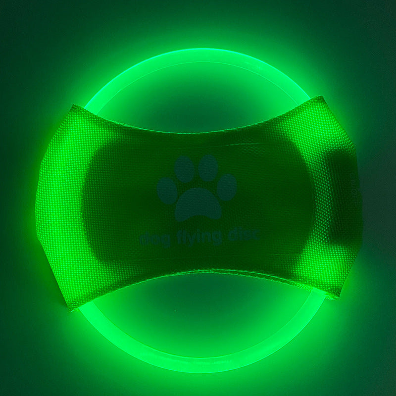 Dog Flying Discs Light Glowing LED LuminousTrainning Interactive Toys Game Flying Discs Dog Toy Pet Dog Accessories Pet Products by DC-THE CEO