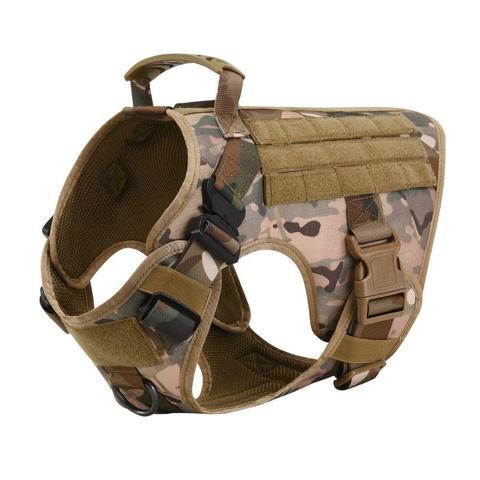 Military Tactical Dog Harness German Shepherd Adjustable Pet Dog Back by DC-THE CEO