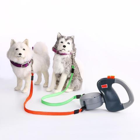 Retractable Dual Pet Dog Walking Leash by DC-THE CEO