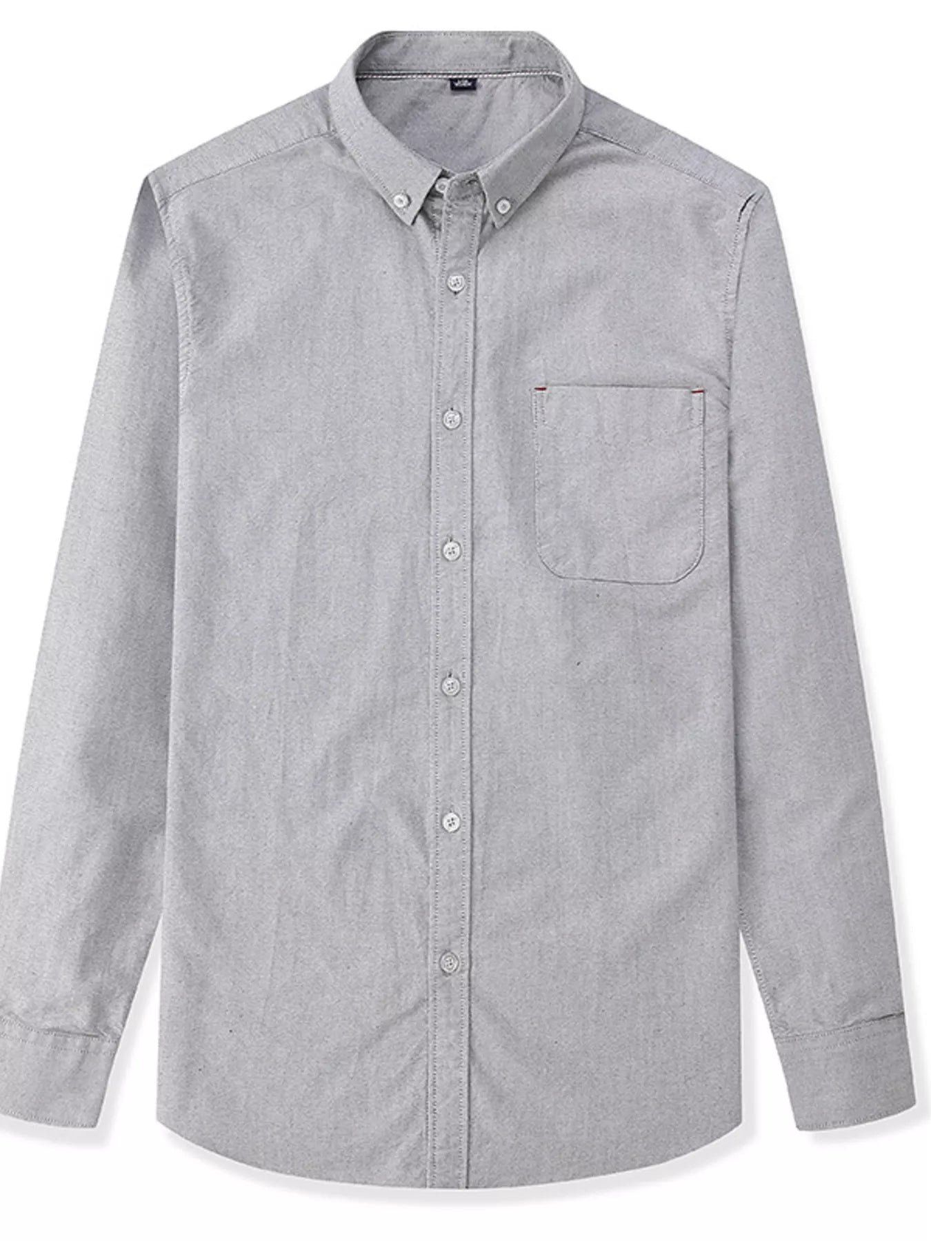 Men's Full Size Button Up Long Sleeve Shirt Plus Size by Trendsi