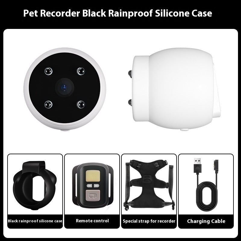 Pets Recorder Pet Tracker Collar Dogs And Cats Viewing Angle Motion Recording Camera Action Camera With Video Records Cat Collars Camera Sport Pet Products by DC-THE CEO