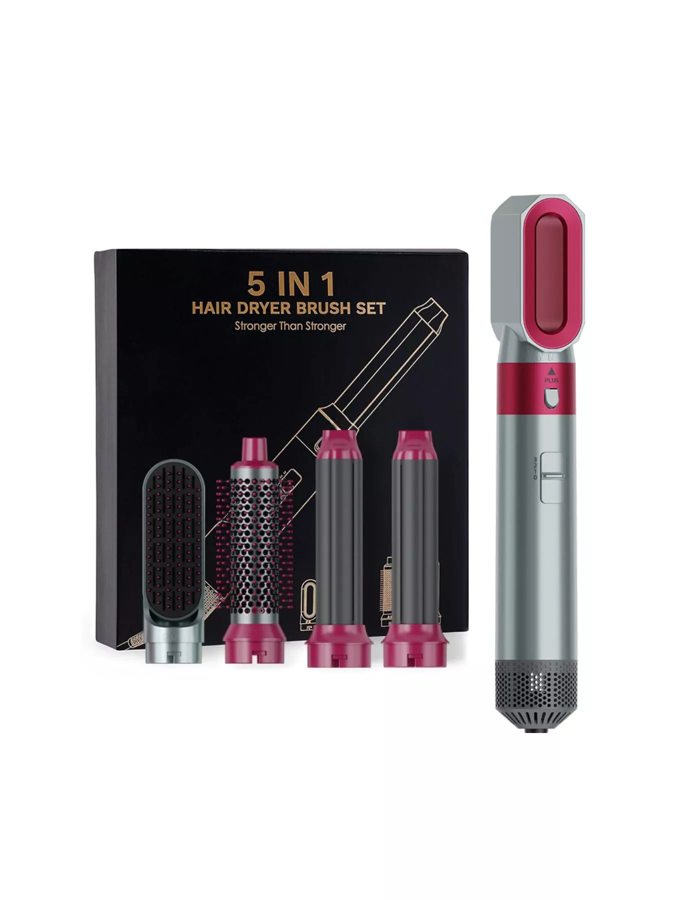 5-in-1 Interchangeable Hot Air Brush by Trendsi