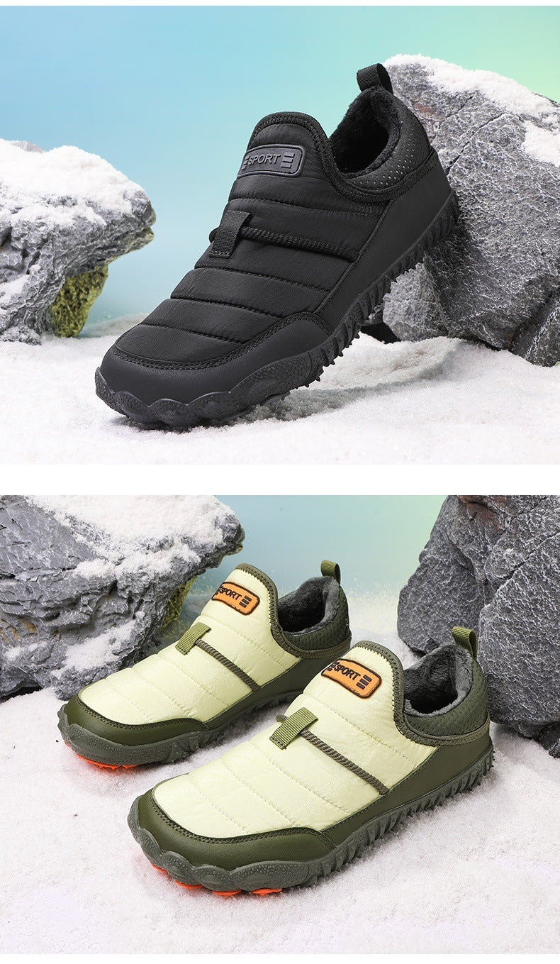Snow Boots Outdoor Couple Leisure Non-slip Anti-velvet Warm Cotton Shoes
