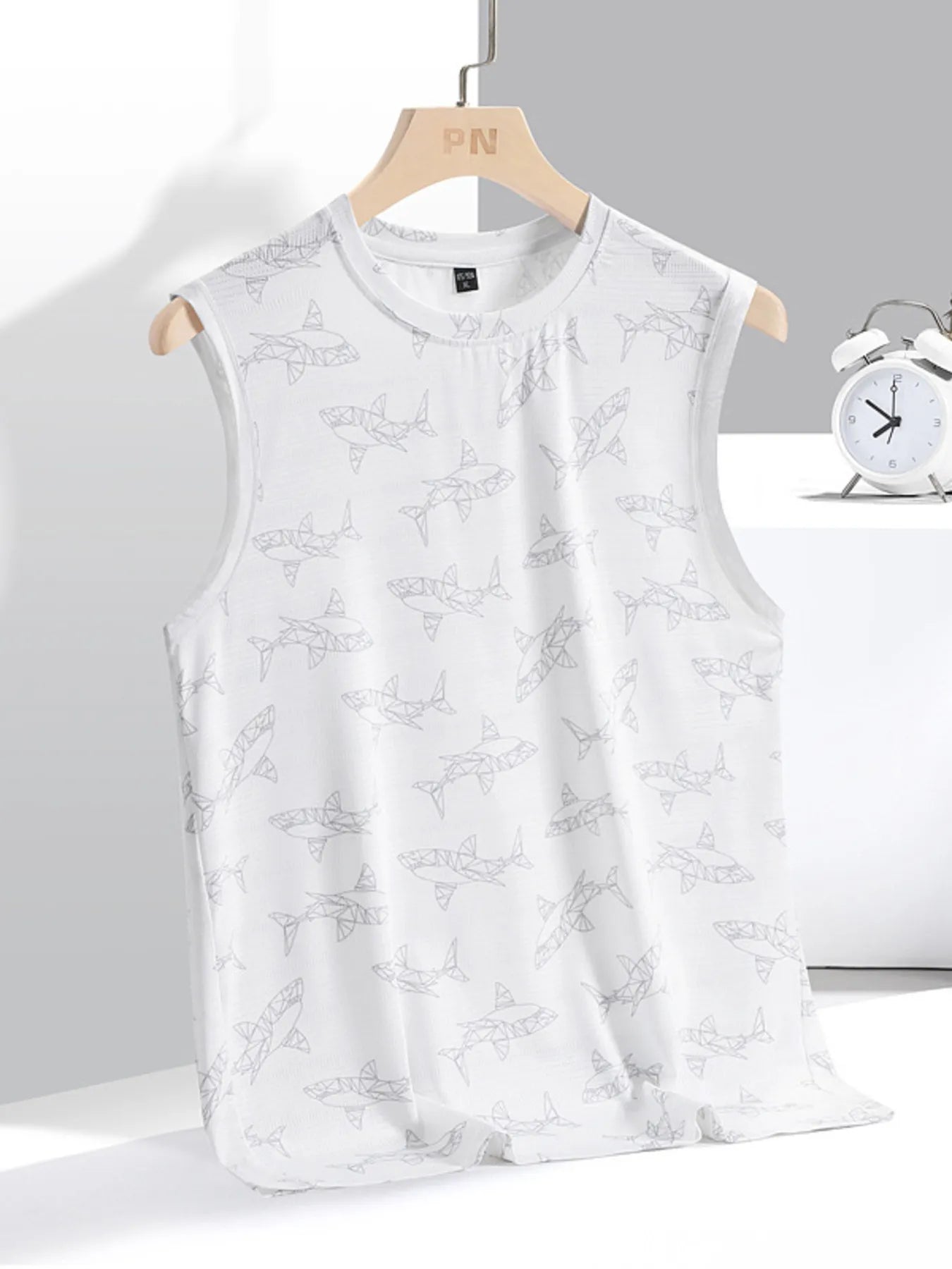 Men's Plus Size Round Neck Tank by Trendsi