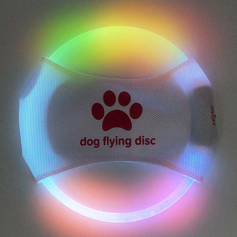 Dog Flying Discs Light Glowing LED LuminousTrainning Interactive Toys Game Flying Discs Dog Toy Pet Dog Accessories Pet Products by DC-THE CEO