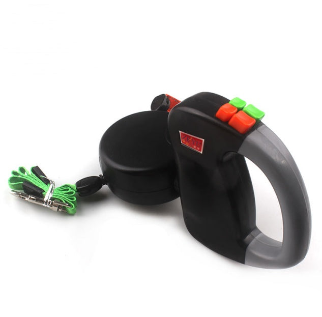 Retractable Dual Pet Dog Walking Leash by DC-THE CEO