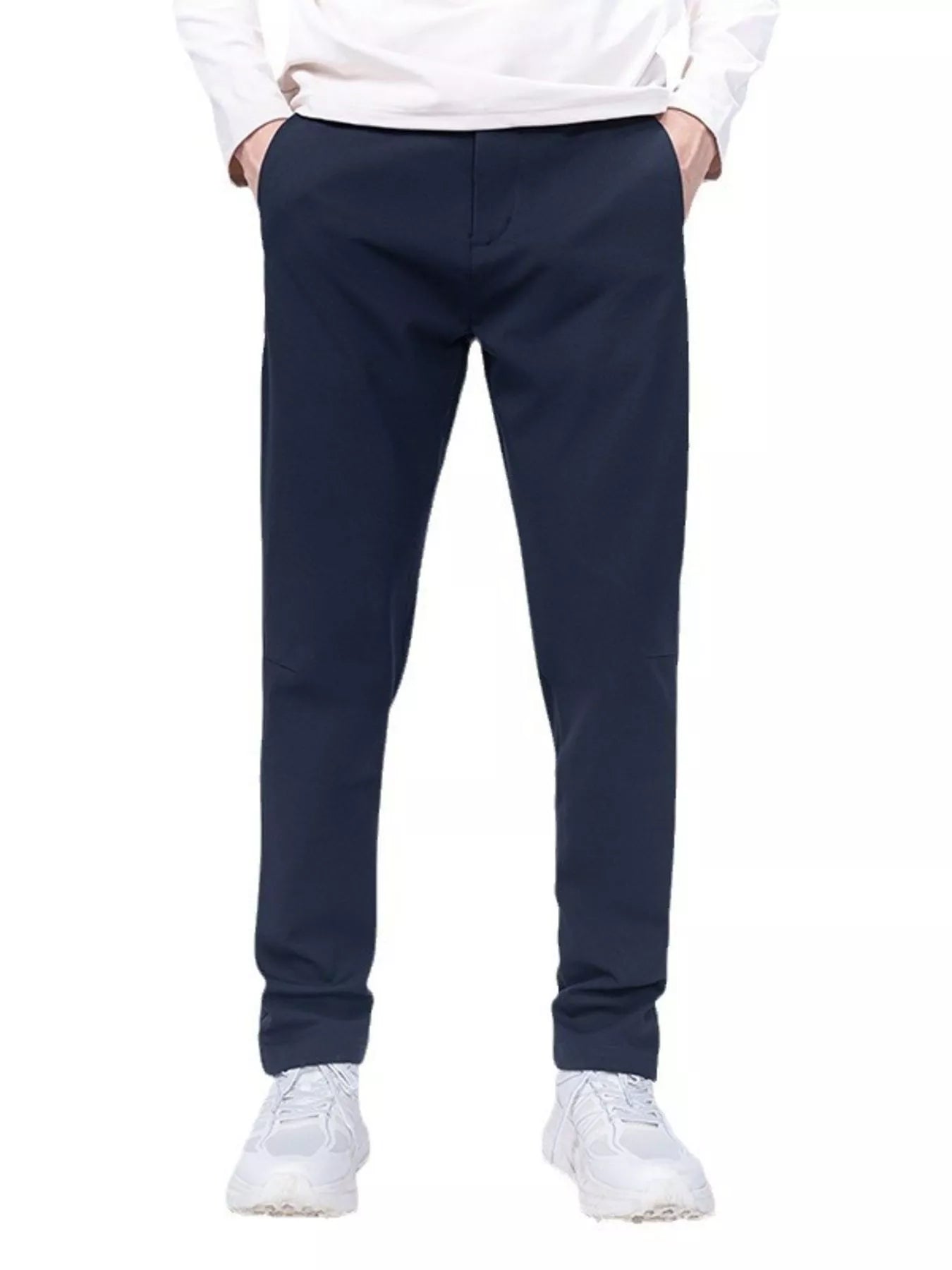 Men's Plus Size Slim-Fit Stretch Pants by Trendsi