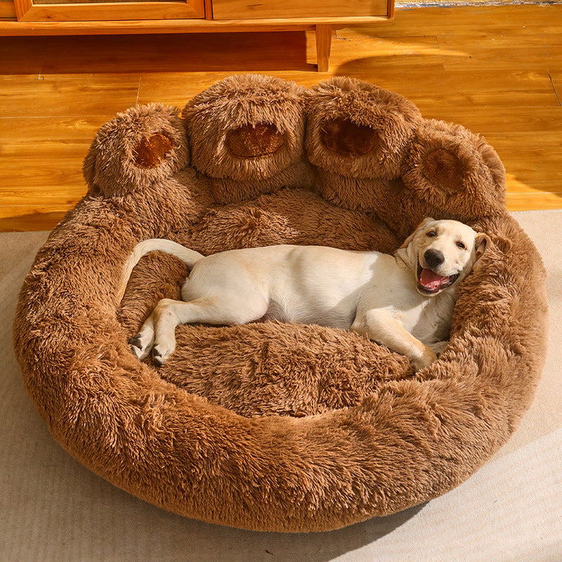 Kennel Warm Medium Large Dog Corgi Golden Retriever Bed Fleece-lined Sofa Mattress by ESTELY LLC