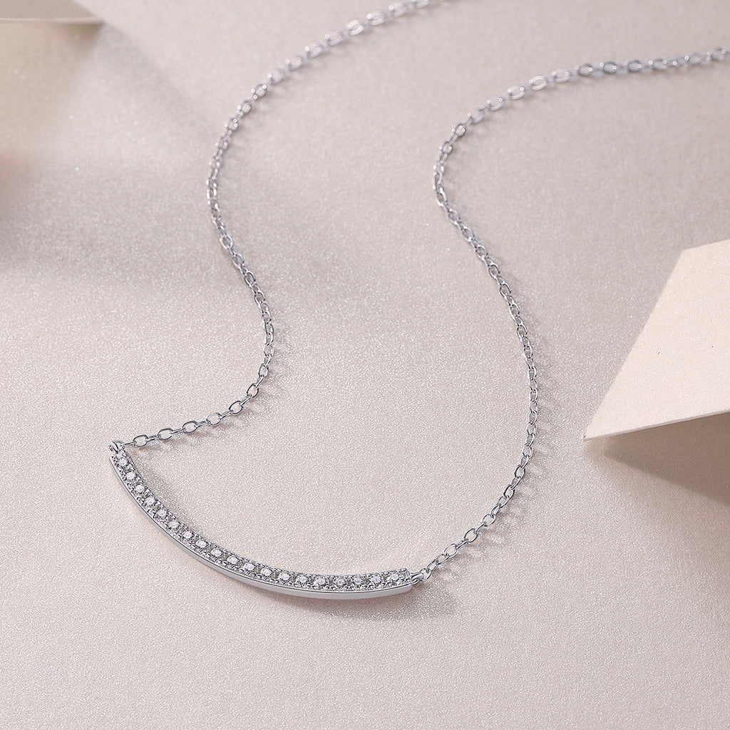 Joy - A Fashionable And Luxurious Diamond Jewelry Pendant Set With Moissanite S925 Sterling Silver And Platinum Plating