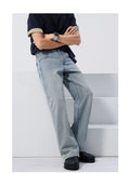 Men's Wash Relaxed Fit Jeans by Trendsi